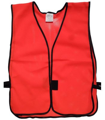 Iron Horse Plain Soft Mesh Safety Vests - Red