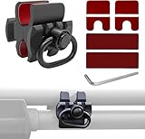 Gotical Shotgun Barrel Clamp Mount with Rubber Pads, Picatinny Rail Flashlight Accessories for 12 GA Mossberg 500/590 / 930/940, Maverick 88, Remington 870/1100 / 1187, SXP, Winchester, Stoeger