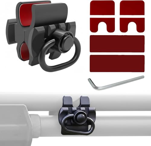 Gotical Shotgun Barrel Clamp Mount with Rubber Pads, Picatinny Rail Flashlight Accessories for 12 GA Mossberg 500/590 / 930/940, Maverick 88, Remington 870/1100 / 1187, SXP, Winchester, Stoeger