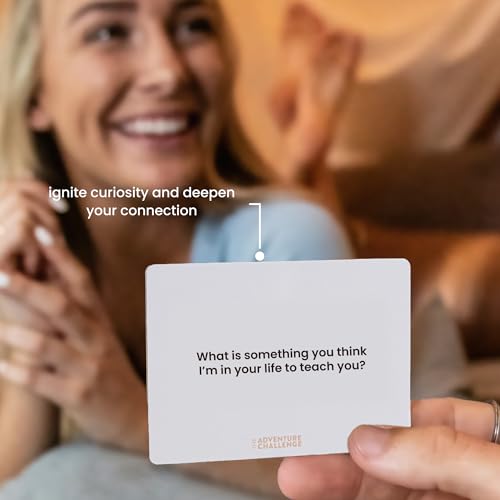 Image of Couples Connection Cards - 50 Date Night Conversation Starters | Couples Card Game | Therapy or Marriage Counseling Acitivity | Wedding or Long-distance Relationship Gift