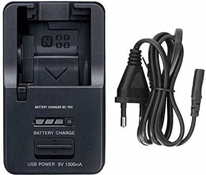 FOTON POWER FOtN BC-TRX Charger for SNY NP-BD1 1 FT1 R1 BK1 B1 N1 Camera Battery Charger(Black)