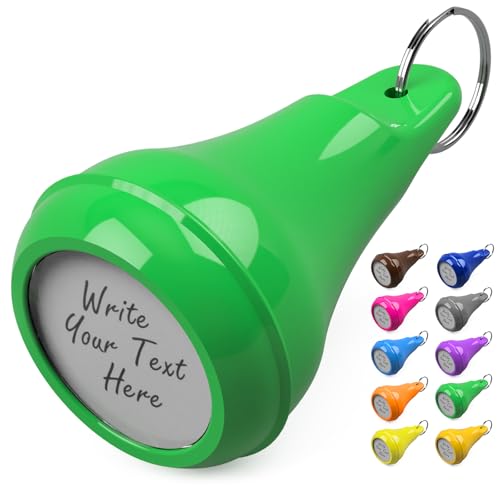 QUERGO 10-Pack Large Heavy Duty Key Tags with Labels & Split Rings for Keys, Key Rings with Tags, Key Fobs with Labels - Assorted Colour Keyring, Key Holder Set for Office, Lockers, Apartments