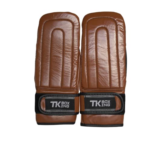 Tk Boxing Gladiators - Bag Mitt Gloves (Brown, M) #TOP1