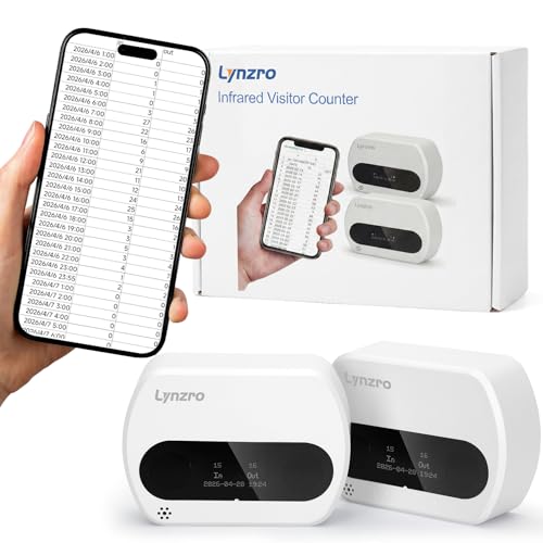 People Counter,Retail Door Counter,Infrared Customer Counter-Off-White