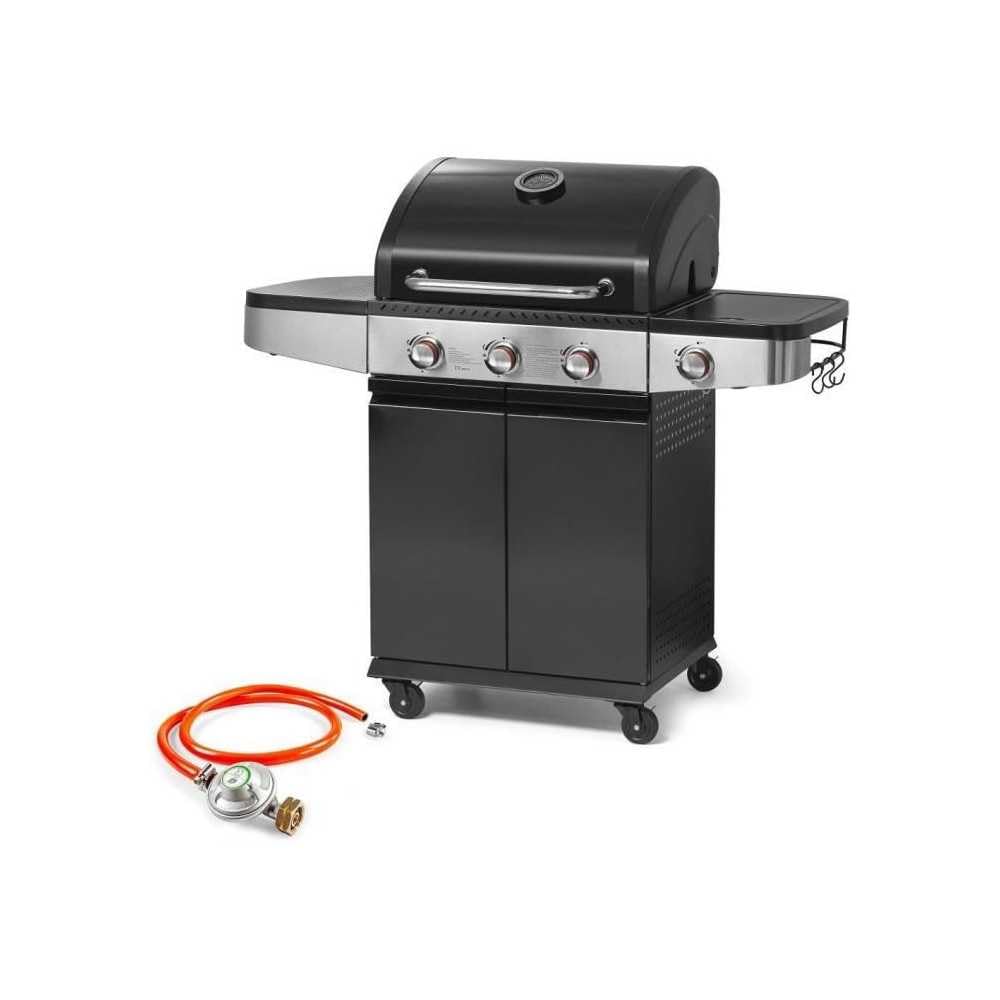 Fieldmann automatyczny grill gazowy z 3 palnikami bocznymi