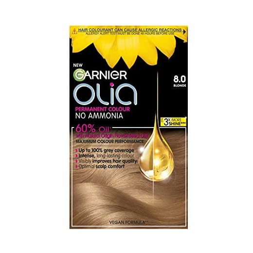 Garnier Olia permanent hårfärg 8,0 blond