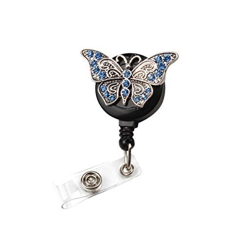 TOYANDONA Portabadge Farfalla Porta Badge ID