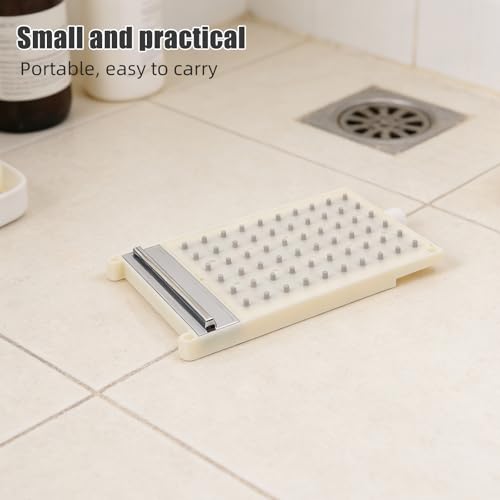 Plaque de buse rectangulaire solide Alipis beige contre les jets de douche bouchés