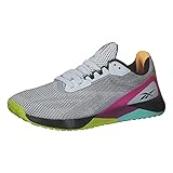 Mediasuela de EVA Reebok Nano X1 Grit, Zapatillas Deportivas, FTWBLA/NEGBÁS/PURPNK, 35 EU