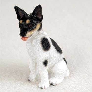 Rat Terrier Miniature Dog Figurine