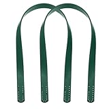 Lanière de sac Vert Foncé 60cm/24 pouces de longueur; 1.8cm/0.7 pouce de largeur; Le paquet contient: 2pcs x Lanières de poignée en cuir