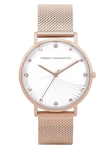 Image of French Connection White Dial Analog Watch for Women-FCC01GM