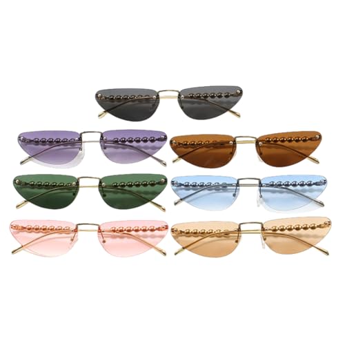 Lunettes de soleil œil de chat protégeant des UV sans marquer le nez - 2