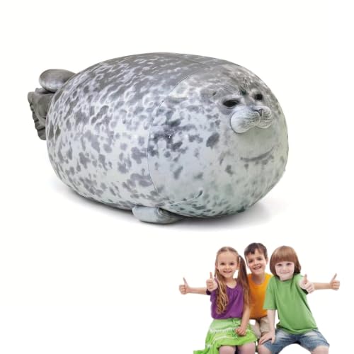 Image of AWUONFS Seal Plush 30cm Soft Stuffed Animal, Cute Seal Teddy