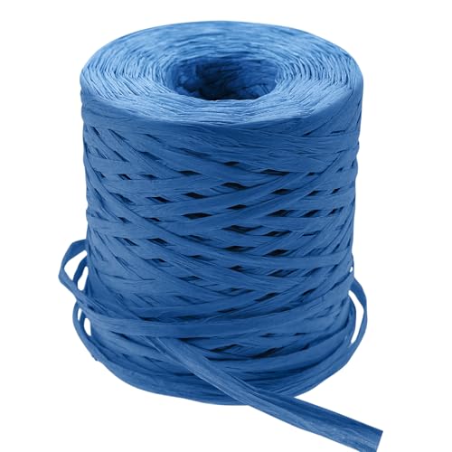 Image of 218 Yards Raffia Paper Craft Ribbon Packing Paper Twine, 1 /4 Inch by 218 Yards