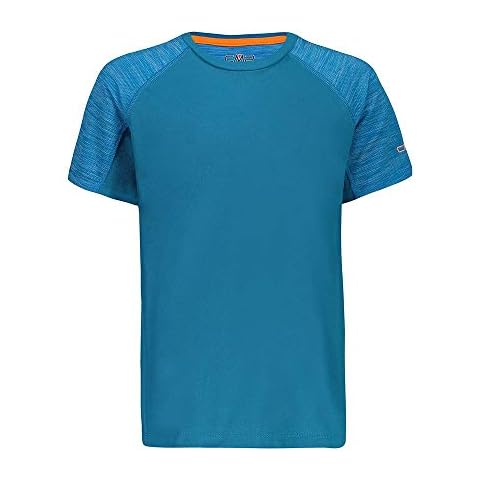 CMP T-Shirt con Trattamento Antibatterico Camiseta, Niños, Cerceta Cover