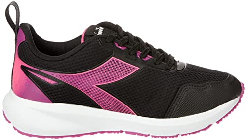 Tênis Diadora Trevi, Feminino, Preto/Roxo/Coral; 36