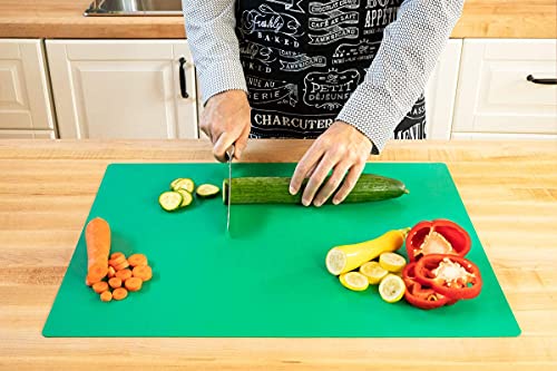 Commercial Grade Cutting Board Mats, Extra Large 24 X 18 Inch, Multi-Color 4 Pack Set #TOP5