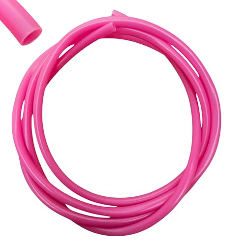 Image of 1 Metre Length of Pink PVC Electrical Wire Sleeving 3mm