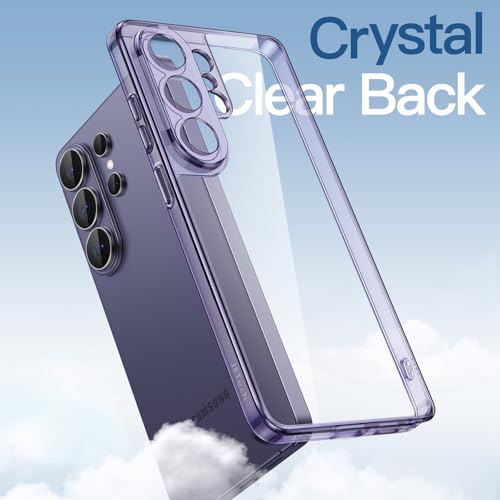 Image of JETech Cover Case for Samsung Galaxy S26 Ultra, Camera Lens Full Protection, Non-Yellowing Shockproof Bumper Phone Cover, Anti-Scratch Hard PC Back (Heron Purple)