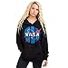 Produktbild Nasa Damen Circle Logo Kapuzenpullover, Schwarz (Black Blk), L EU