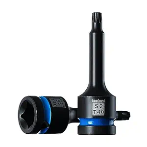 toolant Torx T40 Impact Bit Socket Set 2pcs,1/2