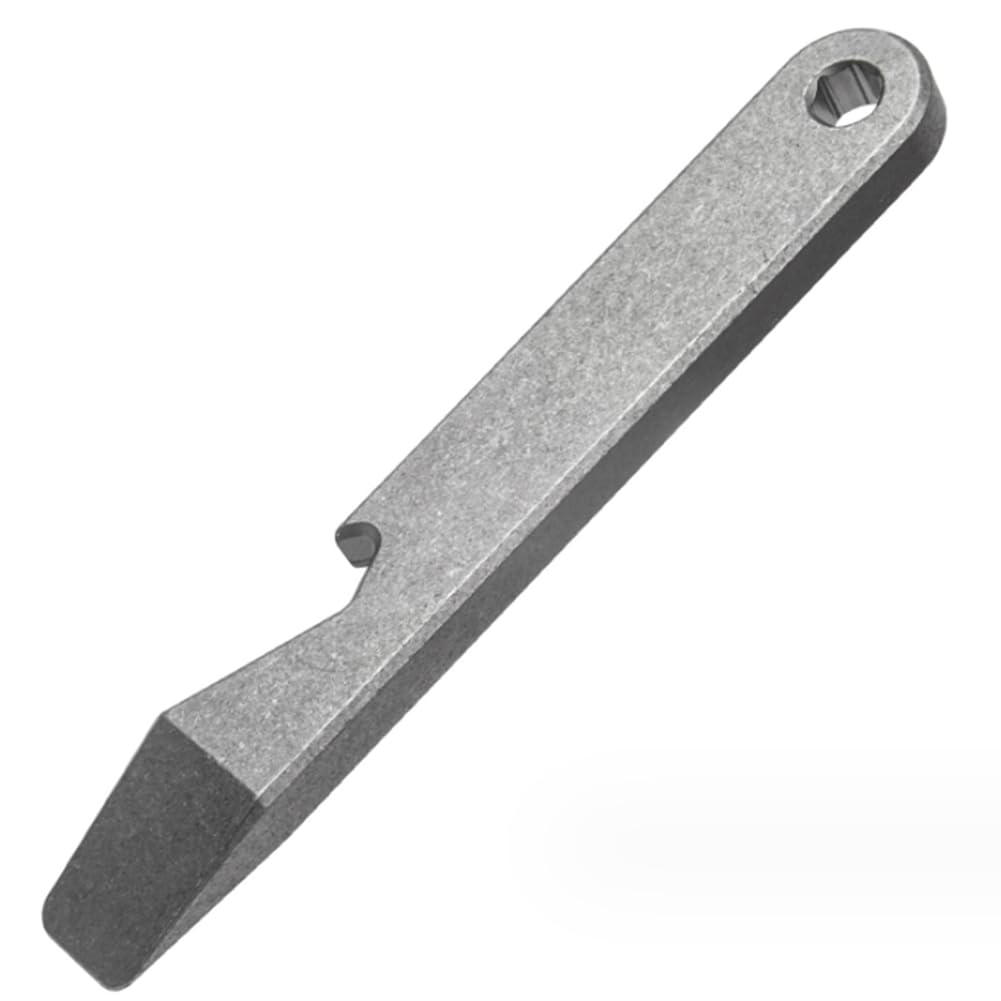 Steowsey Outdoor Multi-Functional Pry Bar Tools with Crowbar,Pocket Clip and Keychain Function