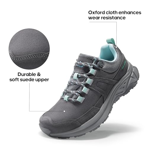 Nortiv 8 Women'S Trails Shoes Outdoor Running Walking Hiking Shoes Comfortable Tennis Sneakers,Size 8,Dark Grey,Snhs239W-New thumb #1