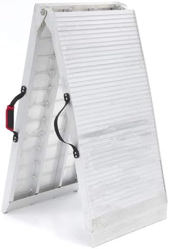 Ace Bikes AceBikes Foldable Motorcycle Loading Ramp Silver 57 cm 500 kg Aluminium Portable