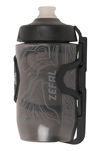 Zefal Pulse Z2 & Sense Pro 50 - Set Di Borraccia 500 Ml E Portaborraccia Per Bicicletta - Ingresso Laterale - Ideale Telai Con Spazio Limitato - Portaborraccia Mtb - 2