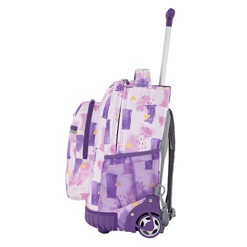 Image of Travelers Club 4 Piece Rolling Backpack Set With Accessories, Water