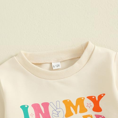 luethbiezx Toddler Baby Girls Sweatshirt in My Toddler Era Long Sleeve Pullover Crew Neck Retro Top Fall Clothes3