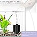 FEDOUR Aquarium Sponge Filter, Ultra Quiet Aeration Bio Sponge Filters for Breeding Fry Shrimp Betta Fish Tank, Efficient Submersible Aquarium Filter for up to 100Gallon Tank (S for up to 15gallon)