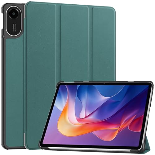 Image of ProElite Case Cover for Xiaomi Redmi Pad 2 11 inch Case, Slim Trifold Flip case Cover for Xiaomi Redmi Pad 2 11 inch Tablet [Auto Sleep Wake Feature], Dark Green