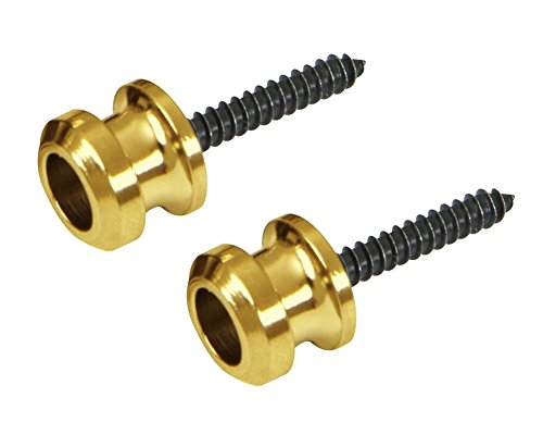 Schaller Replacement Guitar Strap Lock Buttons (2) Gold