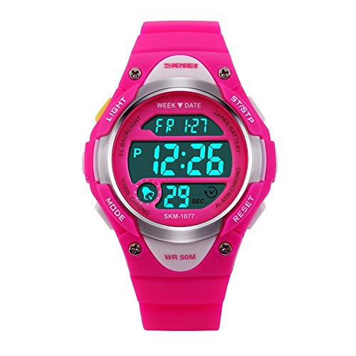 Relógio Digital, Skmei, Infantil, Meninas, 1077, Rosa
