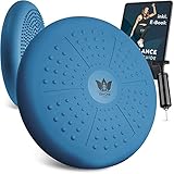 ZenOne Sports Ballsitzkissen, orthopädisches Sitzkissen, Luftkissen für Koordinations- & Rückentraining, Balance-Kissen für Reha, Core-, Fitnesstraining, inkl. Pumpe, E-Book & Workout-Guide & -Video