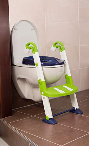 Rotho Babydesign Kidskit 3-in-1 Toilettrainer met trapje, 18-36 maanden, afmetingen opgevouwen (l x b x h): 41,5 x 25 x… - Afbeelding 8