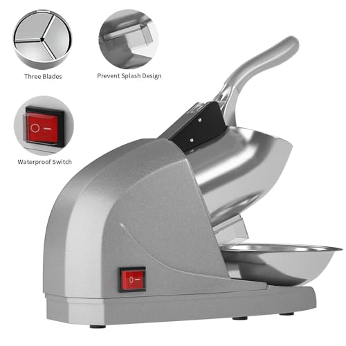 Electric-Ice-Crusher-Machine-with-Three-Baldes-Gola-Making-Machine-for-Home-Autocut-Sensor-Machine-300-Watts-Ice-Machine-Use-in-Homes-CafesHotels-Restaurants-Stainless-Steel