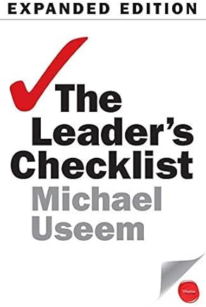 [The Leader's Checklist, Expanded Edition] [By: Useem, Michael] [September, 2011]
