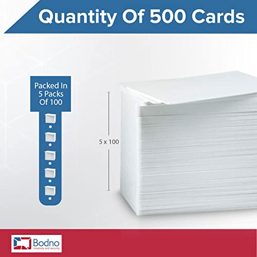 Bodno Premium CR80 30 Mil Graphic Quality PVC Cards - 500 Pack by Bodno - Image 3