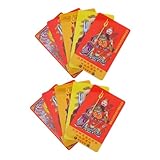 Uonlytech 10 Buddha Amulettkarten Schlangen Jahr Amulettkarten Buddha Taisui Schlüsselanhänger Glücksbringer Schlüsselanhänger 2024