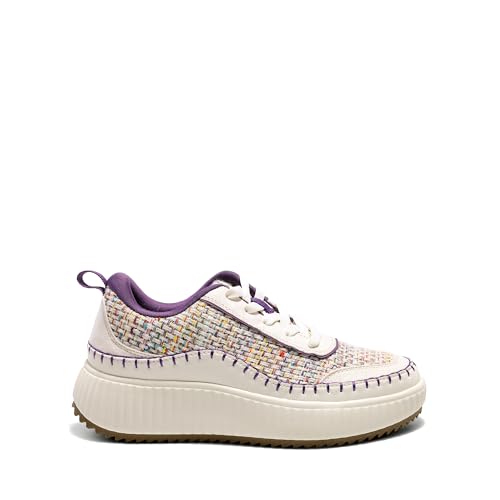 Image of DREAM PAIRS Women Chunky City Tweed Comfortable Casual Platform Fashion Sneaker