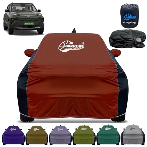 Image of Car Cover for Tata Punch Ev All-Weather & Scratch Protection with Mirror & Antenna Pockets | Washable Fabric | Custom Fit | Premium Multicolor | We Send Any One Color from Showing Image