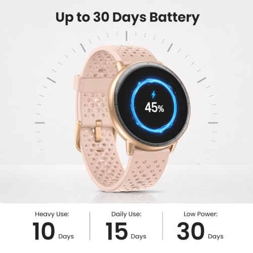 Smart Watch for Women,GPS Built-in,1.3" Ultra-bright AMOLED Display,SOS by Fitpolo - Used condition - Image 7