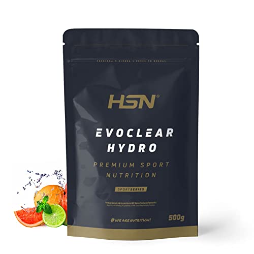 HSN Clear Whey Evoclear Hydro | Ponche de Frutas 500g | Aislado de Proteína Hidrolizada de Suero de Leche | Textura Muy Ligera | No Incluye Dosificador | No-GMO, Vegetariana, Sin Gluten ni Soja