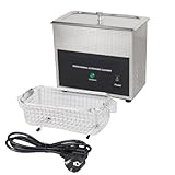 2L Haushalts-Ultraschallreiniger 60W Edelstahlbad 110V 220V Ultraschallwaschen Kompatibel mit Uhren Schmuck(010S-60W,AU)