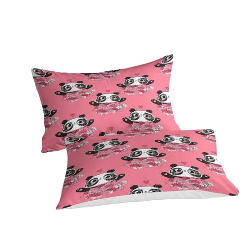 Funda nórdica panda 220x240 con cremallera juego de ropa de cama microfibra 3 piezas 6