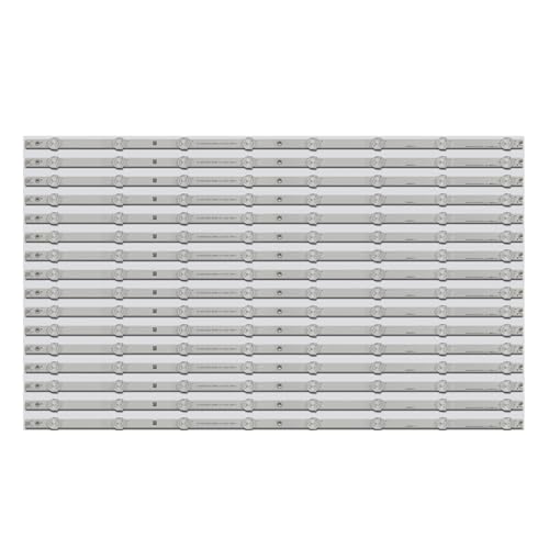 GLBPVPMTMB Juego de 16 tiras de retroiluminación LED para Vizio LB65018 V0-01 D65U-D2 D65-D2 E65X-C2 T650QVN05.0 T650QVF07.0 T650HVF05.5 BWF6000 5 barras de luz