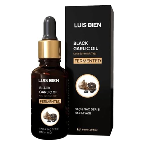 Luis Bien - Aceite Capilar de Ajo Negro - Cuidado Natural Anticaída, Nutritivo y Reparador - Cabello Denso y Sano - 50 ml